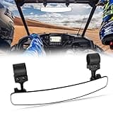 UNIGT 16.5" Ultra View UTV RearView Mirrors with 1.75-2.0" Clamps Compatible with Polaris RZR 800 900 1000 Turbo, Can Am Maverick, Honda Pioneer Talon, Kawasaki SXS UTV Mirror - Fit Until 2024