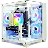 Gaming Desktop Intel Core I5-13400F 6 core 2.5GHz PC Computer, RTX 4060 8G, 32G DDR4 RAM, 1TB NVME SSD, Prebuilt Gaming PC Tower Computer for Home and Office (White)