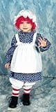 Costumes For All Occasions 12112 Raggedy Ann Toddler 2 to 4 Multicolored