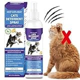 Cat Deterrent Spray, 200ML Cat Repellent Spray, Indoor & Outdoor Anti-Scratch Cat Repellent for Furniture, Sofas, Rugs, Curtains, and Plants, Alcohol-Free & Non-Toxic Formula Repellent for Cats