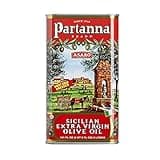 Partanna Robust Extra Virgin Olive Oil - Premium Castelvetrano Oil - Harvested in Sicily - Pure Authentic Italian - Monovarietal - Rich in Flavor - First Cold Pressed - 101oz (3 liter) Tin
