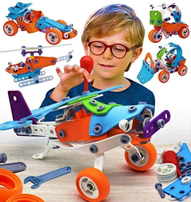 Marom - play a lot Toys for 6+ Year Old Gift for Boys 7+ Year Old STEM Engineering Construction Fun Educational Building for Boys Age 6-8 Stem Kit Building Toys for Boy Age 8-12 Kids Toys Best Gift