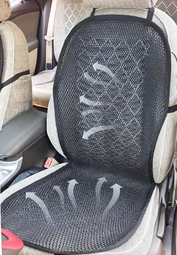 acdiac 1Pcs Summer Cooling Breathable 3D Air Mesh Car Seat Cushion Pad Cover Universal Fit for Car Truck Pickup SUV Bus Driver's Seat (Black)