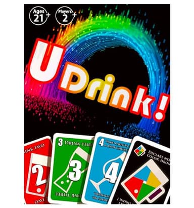 QUEKA KANBAI UDRINK! - The Drinking Game Cards for Adults, Fun & Easy Games for Adult Game Nights - Couple Games, Bachelorette Party Games to Get Buzzed Easily - 2024 New Edition -