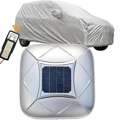 Solar Charging Smart Car Cover with Remote Control, Car Cover Universal Full Car Covers ，Sunproof Sun Shade Canopy Universal Movable Carport,C-SUV