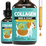 Liquid Collagen for Dogs, Natural Liquid Collagen Drops for Pet Supports Skin and Joint Health, Itch Relief for Dog, Supports Joints and Digestive System Health - 2 fl oz