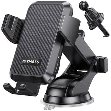 JOYMASS Wireless Car Charger, Phone Holders for Your Car, 15W Auto Clamping Phone Mount Car Accessories for iPhone 16 15 14 13 12 Mini Pro Max 11 XR XS, Samsung Galaxy S24 Ultra S23 S22+ Note 20, etc