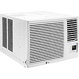 LG 7,600 BTU Window Air Conditioner with Heat, 115V, Cools 330 Sq.Ft. for Bedroom, Living Room, Apartment, with Remote, 2 Speeds, Slide In-Out Chassis, 24-hour Timer, White