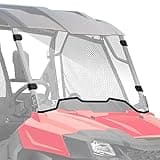 StarknightMT Scratch-Resistant Full Front Windshield Compatible with 2014-2025 Pioneer 700 700-4, UV-Resistant Hard-Coated PC Windscreen Windshield (Fits Most Roof)