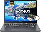 acer 2024 Chromebook Plus 514 Touchscreen Laptop, 14 Inch FHD, Intel 8-Core i3-N305, 8GB LPDDR5 RAM, 512GB SSD, Business Chromebook Laptop, Wi-Fi 6E, 1080P Webcam, SD Card Reader, Chrome OS