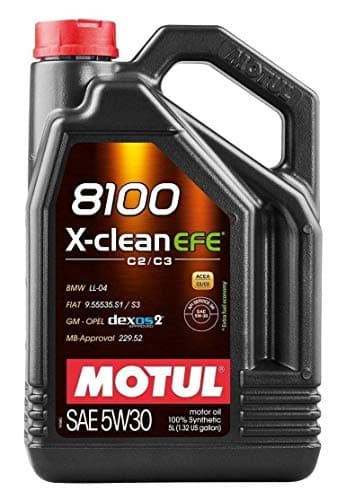 Motul 107206 8100 5W30 X-CLEAN EFE Synthetic Engine Oil - LL04-229.51-502 00-505 00-5 -Liter