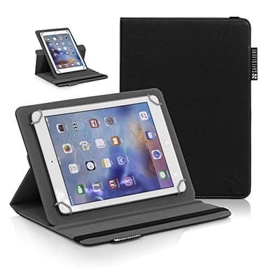 SafeSleeve EMF Protection Anti Radiation iPad Case – Universal Tablet Cover with RFID Blocking - Fits 9–10" Devices: iPad Air, Pro, Galaxy Tab 9.7, Nexus 10, Nook HD+ (Black)