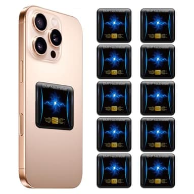 HOQIOE 10 Pcs Phone Protection Stickers Neutralizers for Smart Phones/Tablets/Laptops/Computer/WiFi/Priner/TV Electronic Devices Blockers 1