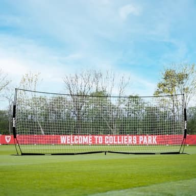 FORZA Proflex Flat Soccer Goal [4 Size Options] – Portable Soccer Goal Net | Pop Up and Play in Minutes! – Optional Base Weights Included (Without Weights, 24ft x 8ft)