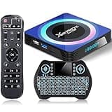 Android 13.0 TV Box 2024 4GB 64GB 8K Android Box TV RK3528 Chipset 2.4G&5.8G WiFi 6 HDR10+ BT5.0 USB 3.0, Smart TV Box with Mini Wireless Keyboard