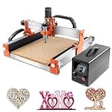FoxAlien CNC Router Machine XE-PRO with Ball Screws, 400W Spindle 3-Axis Engraving Milling Machine for Wood Aluminum Cutting Upgradable to Linear Rails