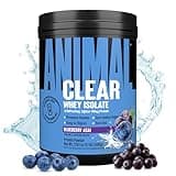 Clear Whey Isolate Protein Powder - Easy to Digest and Mix, 5g BCAA, Deliciously Juicy, Refreshing Anytime Drink for Men and Women, Blueberry Acai 500g (20 Servings)
