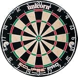 Unicorn Eclipse Pro Championship Edition Bristle Dartboard - PDC Endorsed, Ultra-Slim 30% Thinner Wire - Staple-Free Bullseye - Premium Self-Healing Sisal - High-Visibility Rotatable Number Ring