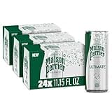 Maison Perrier Unflavored Sparkling Water, 11.15 Fl Oz Cans, 8 Count, 3 Pack
