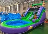 21FT(L) Commercial Grade Water Slide for Kids Adults, (Heavy Duty Full PVC) (Big Airtight Splash Water Pool), 1100w Blower, Inflatable Waterslide for Backyard, Outdoor Park, 21x9x12ft