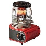 Portable Kerosene Heater Stove, Kerosene Stove Burner for Indoor Camping, Lightweight Stainless Steel Oil Heater,Red