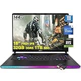 MSI Raider GE68HX Gaming Laptop | 16" FHD+ IPS 144Hz | Intel 24-core i9-14900HX | 32GB DDR5 1TB SSD | GeForce RTX 4070 | RGB Backlit Thunderbolt4 Dynaudio FHD IR Privacy Camera Win11Pro + HDMI Cable