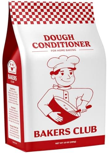 Bakers Club Artisan Dough Conditioner – Bread Improver & Baking Enhancer for Better Texture, Volume & Shelf Life – Sourdough, Pizza Crust, Bagels, Muffins, Cakes, Cookies & Pies Enhances Any Flour 10oz