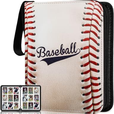 RONMONG Baseball Card Binder,2025-2026 Sports Trading Card with Sleeves Holder Album,990 Pockets Baseball Card Holder Sheets Display Storage Protectors for Collectors Boys and Girls Gift