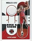 2021 Panini NBA Hoops Scottie Barnes Rookie Game Worn Jersey Patch Card