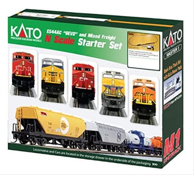 Kato N Scale ES44AC CP Locomotive & Freight Starter Set by Kato