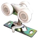 Prime-Line N 6847 Pocket Door Roller Assembly, 3/4 In., Flat, Plastic Wheels on Steel Bracket (2 Pack)