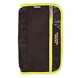 Xpanz Zipper Carrying Case, Pouch for Pencil, Pen, Supplies - Puncture , Black,Gray