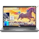 Dell Latitude 5450 5000 14" FHD Business Laptop Computer, Intel 12-Core Ultra 5 135U (Beat i7-1355U), 16GB DDR5 RAM, 512GB PCIe SSD, WiFi 6E, Backlit Keyboard, Thunderbolt 4, HDMI, Windows 11 Pro