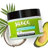 SAUCE BEAUTY Guacamole Whip Hair Mask - Deep Conditioning Hair Mask for All Hair Types w/Avocado, Honey & Argan Oil - 12 Fl Oz Hair Mask for Dry, Damaged & Frizzy Hair (Guacamole)
