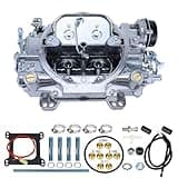 VergasRetor 4 Barrel 1406 Carburetor for 1406 Performer 600 CFM AFB-style Square Bore for 289 350 351 Silverado Corvette Mustang Mercury GMC Pickup Truck Carburetor with Electric Choke