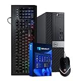 Dell Windows 11 Desktop Computer OptiPlex 5060 | Intel Core i5-8600 Six Core (4.3GHz Turbo) | 16GB DDR4 RAM | 500GB SSD Solid State + 1TB HDD | WiFi + Bluetooth | RGB Mouse + Keyboard (Renewed)