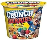 QUAKER Captain Crunch Cereal, Crunchberries, Individual Cup