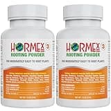 Hormex Rooting Powder #3 (0.30 IBA) - Rooting Hormone for Common Home and Garden Plant Cuttings - Root Stimulator for Plant Cloning - Maximize Propagation Success (2 Pack)