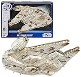 4D Build Star Wars Millennium Falcon 3D Model Kit, Star Wars Gifts, Star Wars Toys Desk Decor for Star Wars Fans & Collectors, Adults & Teens 12+