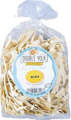 Double Yolk Gluten Free Egg Noodles, 2-Pack 10 oz. Bags (Wide)
