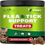 Flea and Tick Prevention Chewable Pills for Dogs and Cats - Revolution Oral Flea Treatment for Pets - Pest Control & Natural Defense - Chewables Small Tablets Made in USA (Salmon (for Cats))