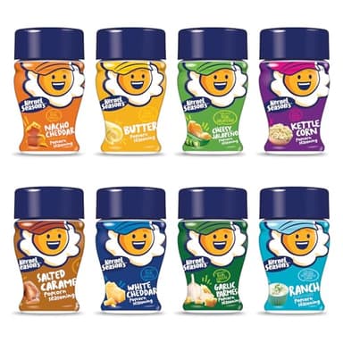 Kernel Season's Popcorn Seasoning Mini Jars Variety Pack, 0.9 Ounce (Pack of 8)