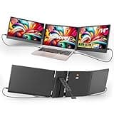 2025 Upgrade Laptop Screen Extender Portable Monitor, 14" 1080P FHD IPS Screen, Monitor Extender for Laptop, Fit for 13-17" Laptop, Plug & Play Compatiable with Windows/Mac/Chrome/Android/Switch