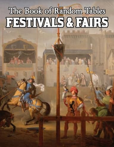 The Book of Random Tables: Festivals & Fairs: D100 and D20 Random Tables for Fantasy Tabletop Role-Playing Games
