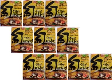 Ohsung Hong Ramyun/ramen Mild Taste Noodle Soup with Soy Peptide 4.2 Oz: 10 Pack