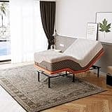 ESHINE Adjustable Bed Frame + 14" Hybrid Mattress Twin XL - Luxury Gel Memory Foam(319 Pocket Springs) with Massage, Wireless Remote, USB, Under Bed Night Light, Head and Foot Incline, 3000 Series