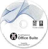 Office Suite 2024 on CD DVD Disc | Compatible with Microsoft Office 2024 2021 365 2019 2016 2013 2010 2007 Word Excel PowerPoint | Powered by Apache OpenOffice for Windows 11 10 8 7 Vista XP PC & Mac