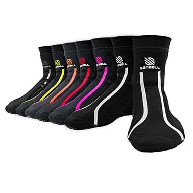Sanabul Foot Grip Socks for Men & Women MMA Kickboxing Grappling Wrestling Pilates Yoga Non Slip - White, S