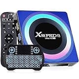 Android 13.0 TV Box 2025, X88PRO 13 Android 13.0 TV Box 6K 8K Wi-Fi 6 4GB RAM 64GB ROM, Smart Box RK3528 Quad-Core 2.4G/5G Wi-Fi Bluetooth 5.0 USB 3.0 with Mini Wireless Keyboard