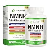 5-in-1 NMNH (Dihydronicotinamide Mononucleotide), NMN Alternative Supplement w/Niacinamide (Vitamin B3), Quercetin, Trans-Resveratrol, Support NAD+, Skin Cell Health*, Anti-Aging & Energy, 120 Caps